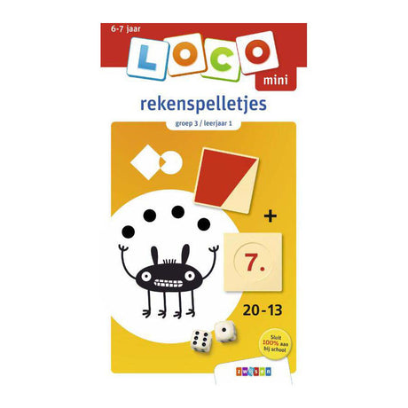 Loco øvelseshæfte mini matematik spil