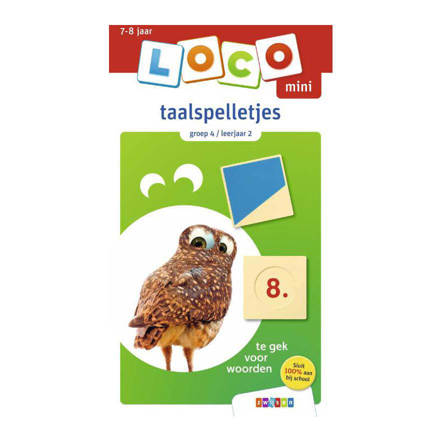 Loco øvelseshæfte mini sprogspil
