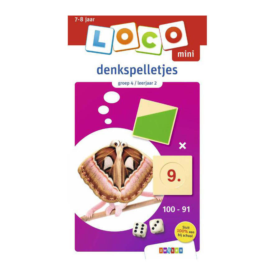 Loco øvelseshæfte mini tænkespil