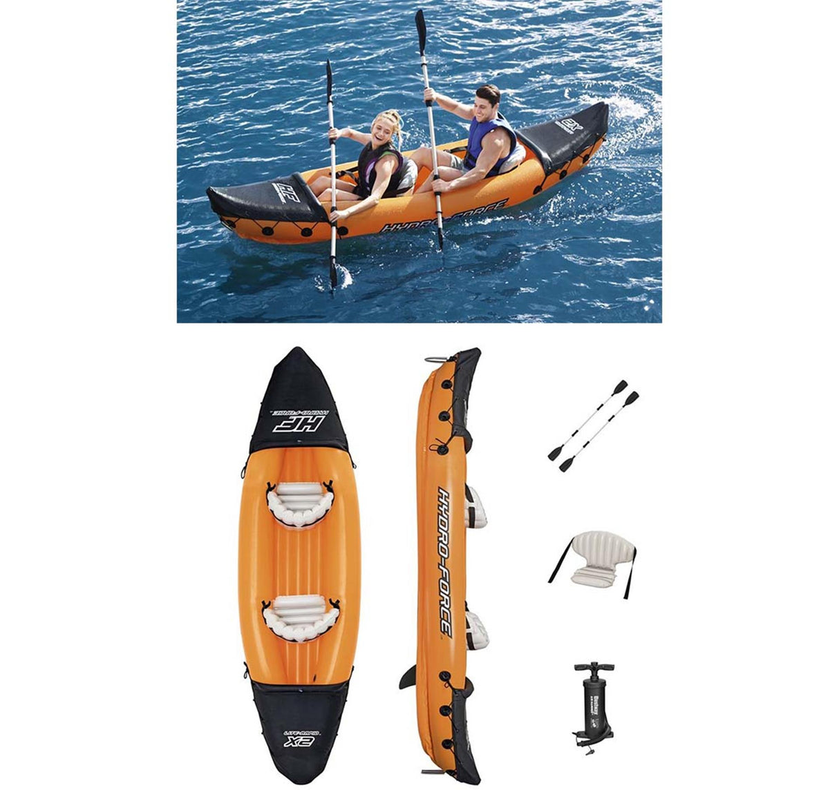 Bestway hydroforce kajak lite rapid x2 321x88cm