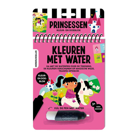 Farvelægning billedbøger med vand - prinsesser