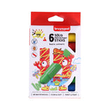 Bruynzeel gouache sticks sæt basic | 6 farver