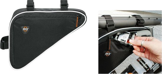 Sks ramme taske trekant 1,4l - sort