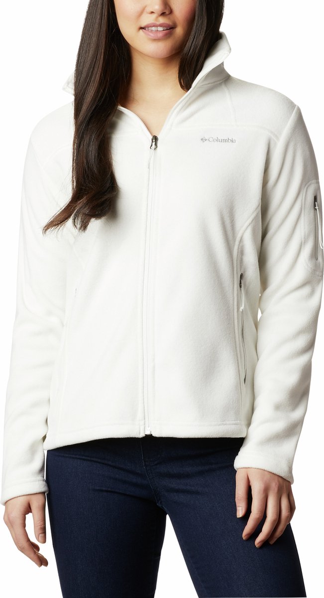 Columbia fast trek™ ii jakke fleecevest - fleecevest til kvinder - udendørs vest - hvid - str. m