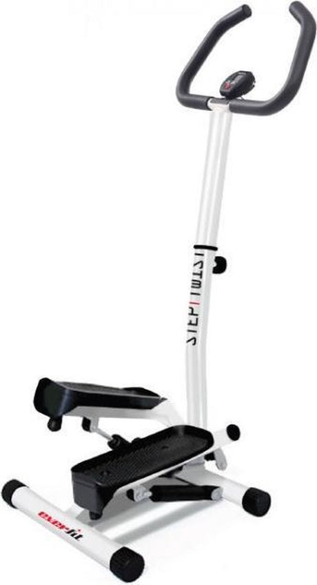 Everfit - stepper - step-twist - verstelbaar - met hendels - met trainingscomputer - hometrainer one size