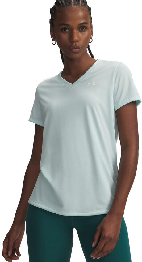 Under armour tech ssv - solid-grn dame sportstrøje - refresh mint - hvid