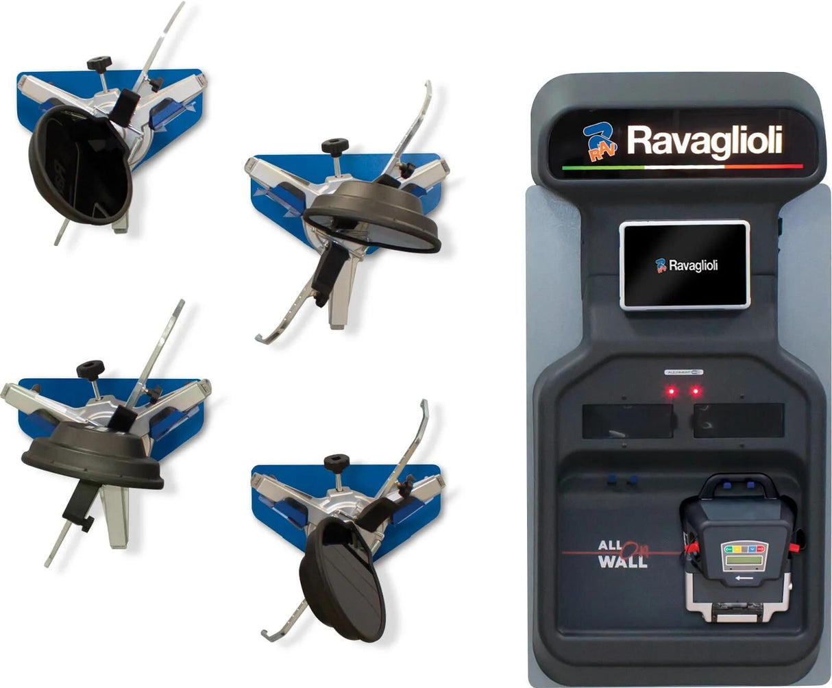 Ravaglioli justeringsudstyr rav3d2.0wall.3s 3d hjuljusteringssystem tabletversion