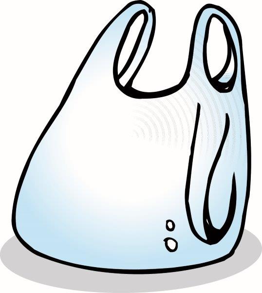 Dr Bag aag plast hvid pr. 100 stykker