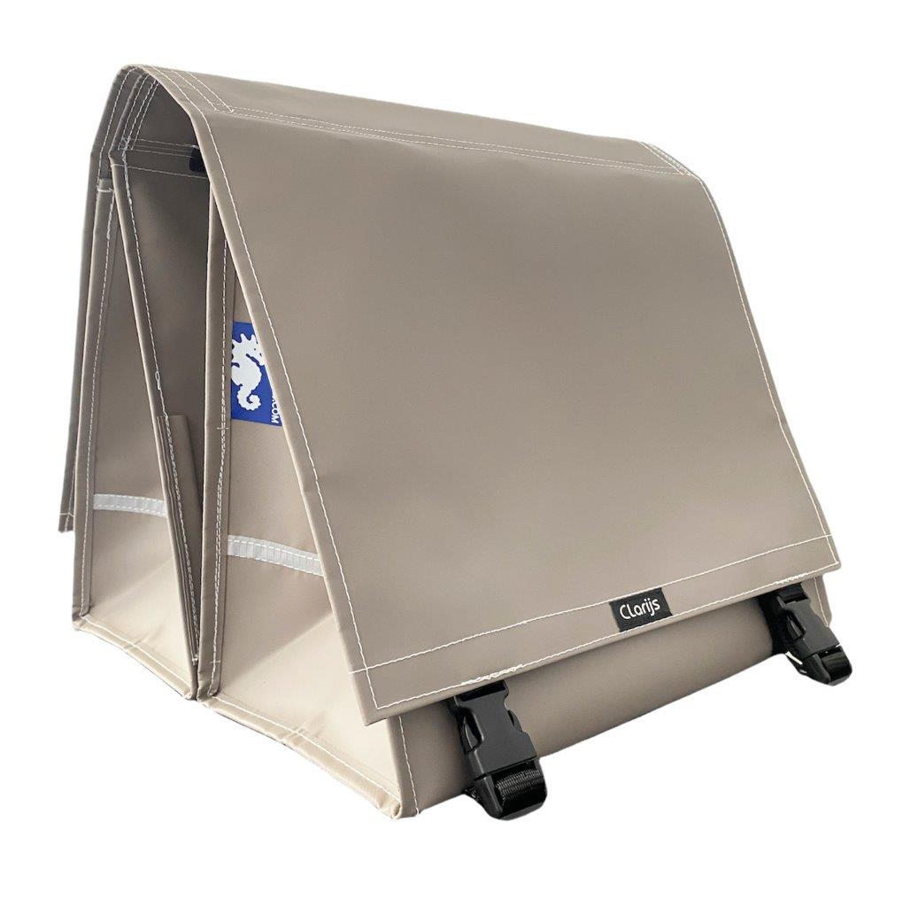 Clarijs taske Double XL Taupe Mat 46 LTR