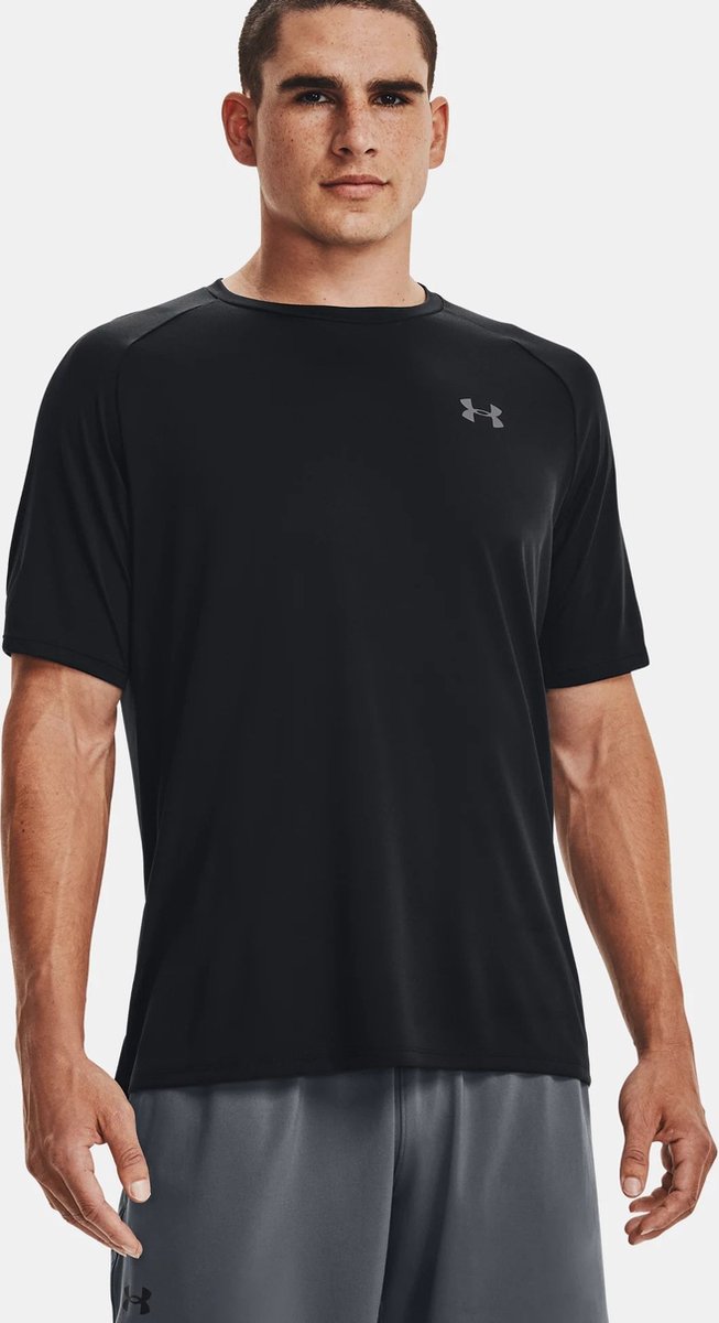 Under armour ua tech 2.0 ss tee-blk herre sportstrøje - sort - grafit