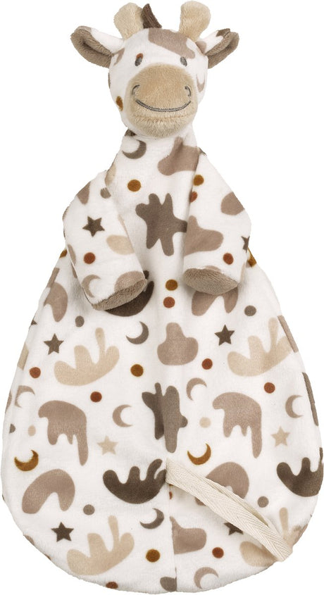 Happy horse giraf gino knuffeldoekje - bruin - baby cadeau