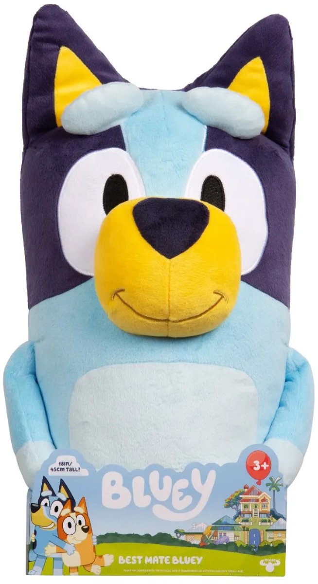 Elglegetøj bluey jumbo plys krammetøj, 46cm