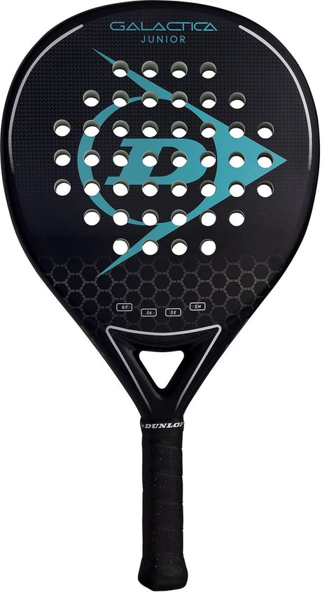 Dunlop - galactica junior 25- padel bat- sort petrol grøn
