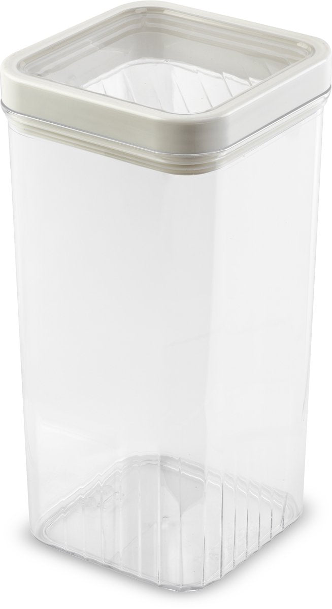 Curver kara opbevaringsbeholder - 1,8 l - 10,7x10,7x22,2 cm - hvid