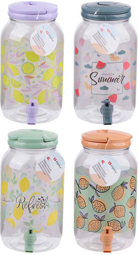 Limonade dispenser, 4 liter