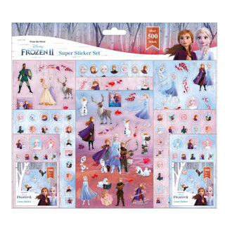Undercover Super StickerSet Disney Frozen, 500dlg.
