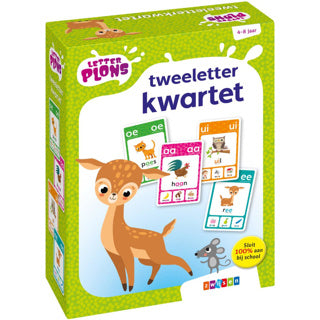 Zwijsen lettersplon to-bogstavs kvartet