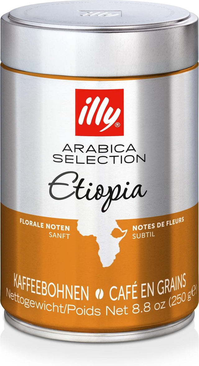 Illy arabica udvalg ethiopia kaffebønner - 6 x 250 gram