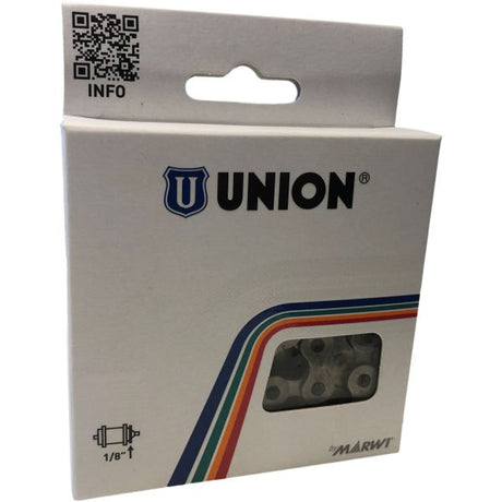 Union 410h cykelkæde 1 2x1 8x112 Sort