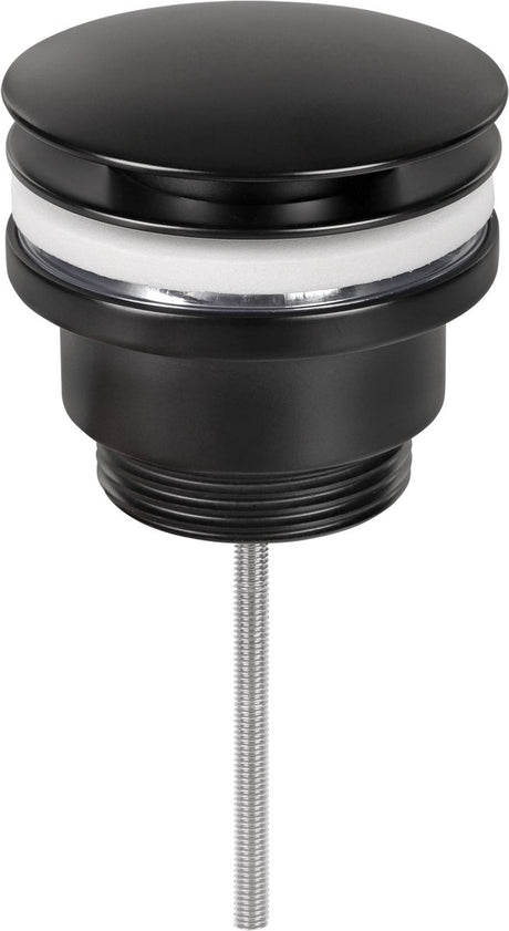 Differnz design afvoerplug mat zwart