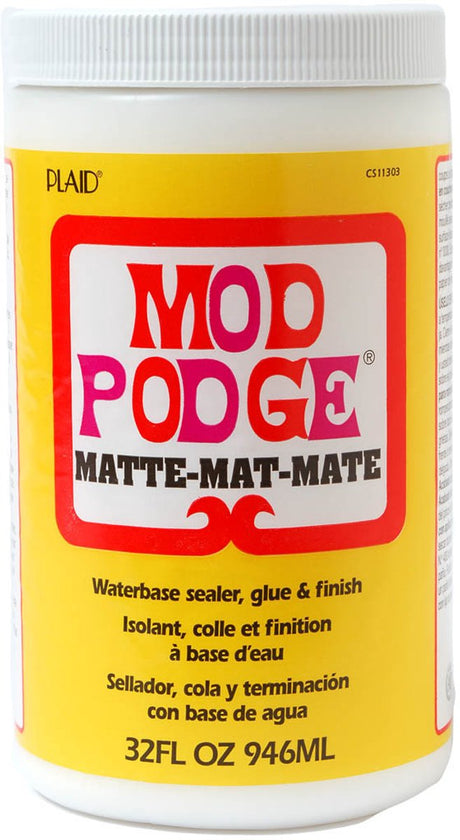 Mod podge mat - lijm vernis en sealer in één - 946 ml