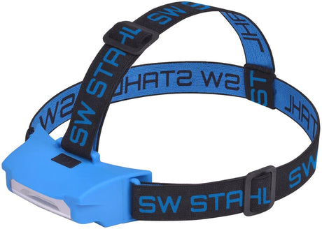 Sw stahl forlygte s9716 led batteri forlygte belysning cr. 2w