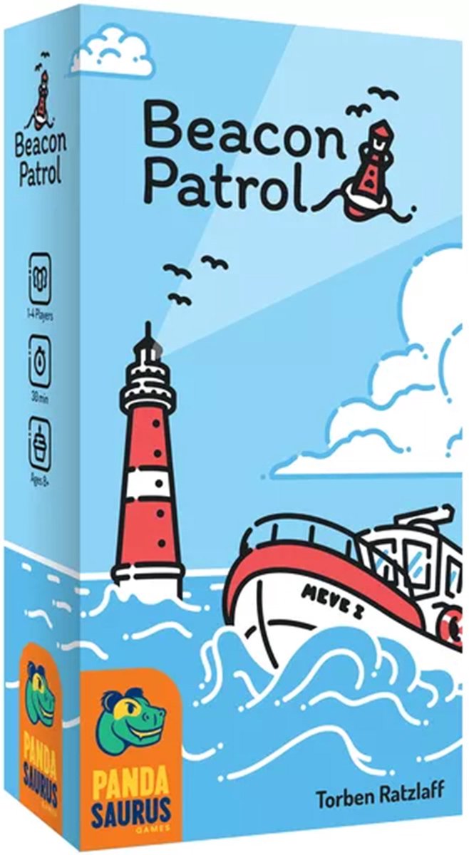 Pandasaurus spil beacon patrulje - brætspil - samarbejds- og solospil - Engelsk