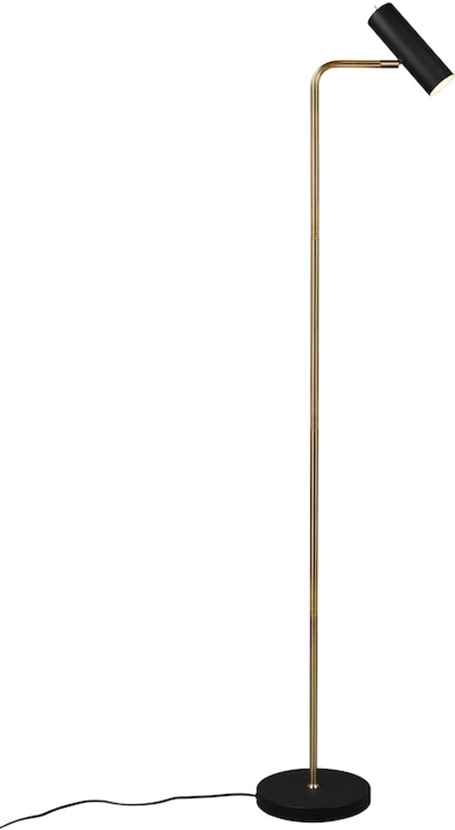 Trio Marley - gulvlampe - messing mat - ekskl. 1x gu10 4,5w