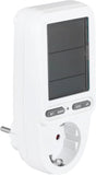 Q-link energiekostenmeter - randaarde - digitaal - memory - wit