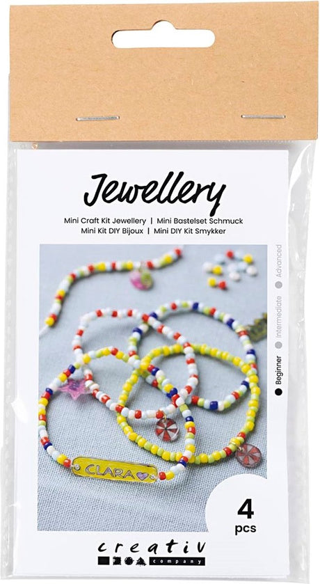 Creativ Company Mini Hobbyset smykker krympe film armbånd gul