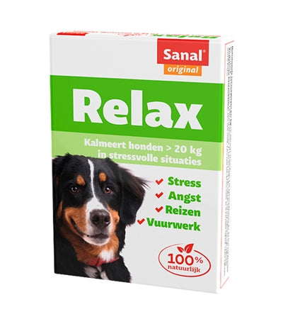 Sanal hund slappe af beroligende tablet stor