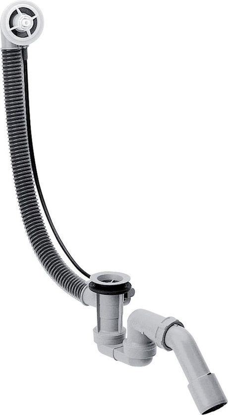Hansgrohe flexaplus badekarafløb skjult del – til små til normale bade – kabellængde 52 cm