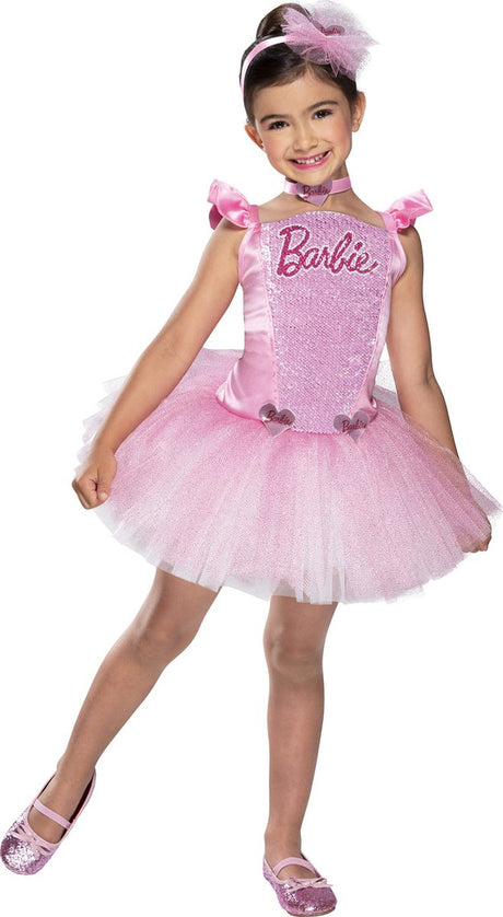 Gendan børns ballerina barbie kostume pige