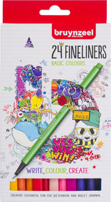 Bruynzeel Fineliners, 24 ..
