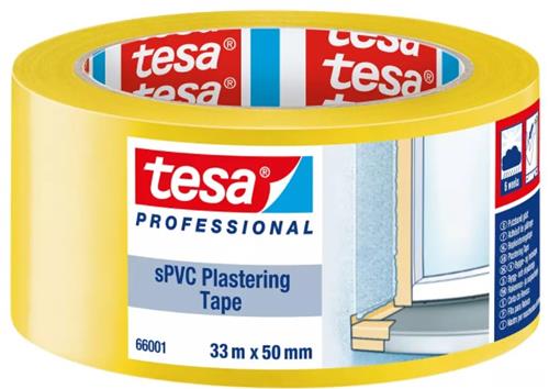 Tesa betontape gul 50mm 33mtr