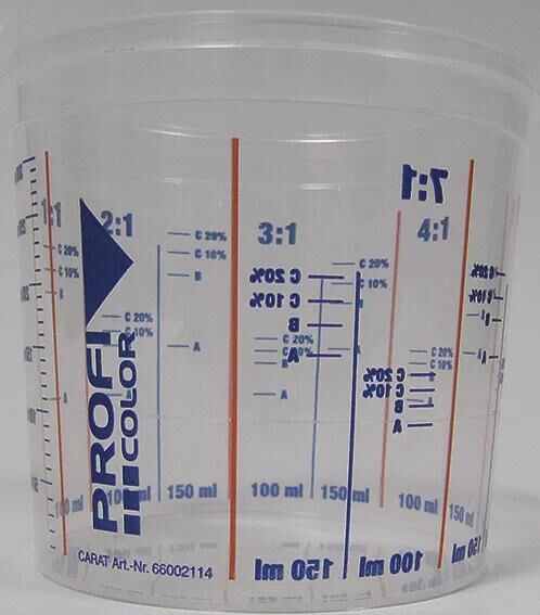 Profi farve maling tilbehør blandekop 385ml