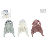 Mini club plys kramme stof kanin med knapper 3ass 38cm
