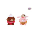 Fluffy menu cupcake bear 2ass 14cm