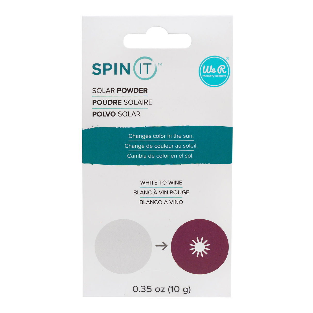 We r makers • spin it solar pulver hvidt til vin