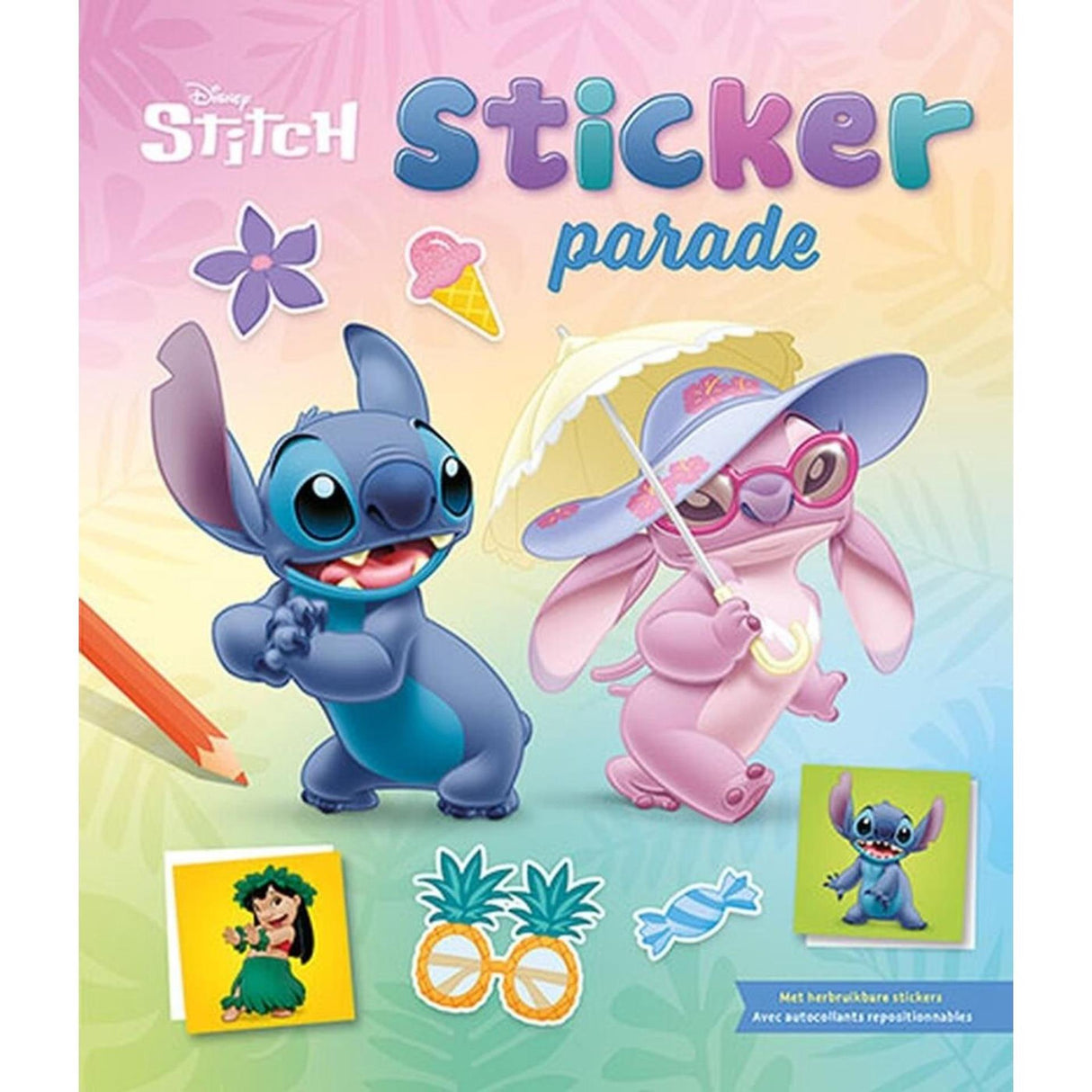 Deltas disney stitch klistermærke bog parade