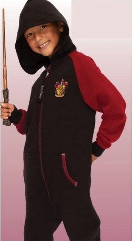 Harry potter - gryffindor - jumpsuit børn 7-9 år (m)