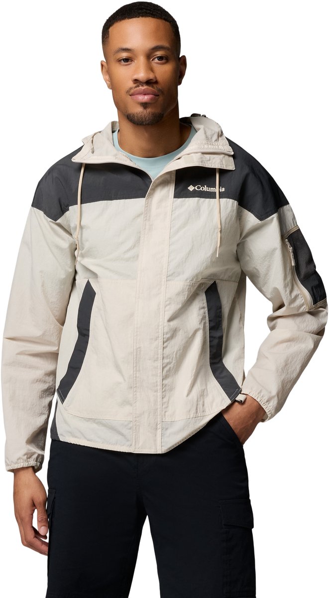 Columbia challenger™ ii windbreaker udendørsjakke til mænd - mørk sten, haj