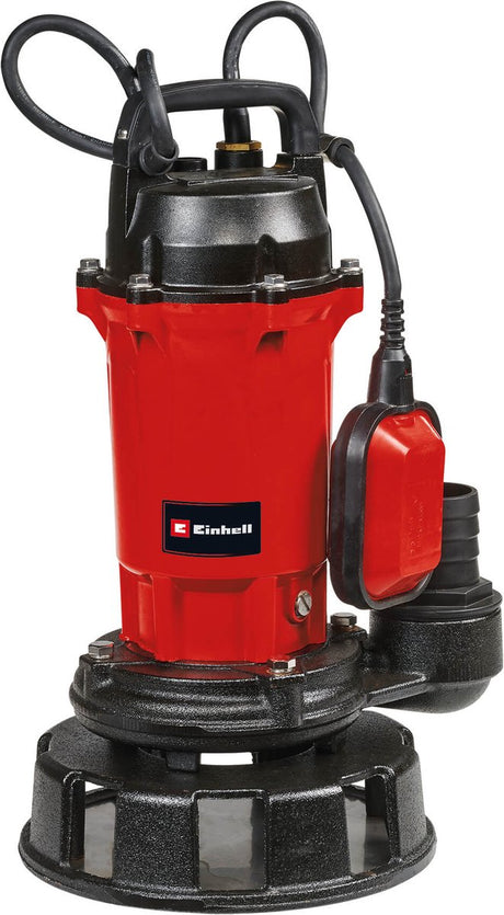 Einhell elektrisk spildevandspumpe ge-dp 900 cut - 900 w - 16.000 l h - integreret skæresystem til at slibe groft snavs og faste genstande