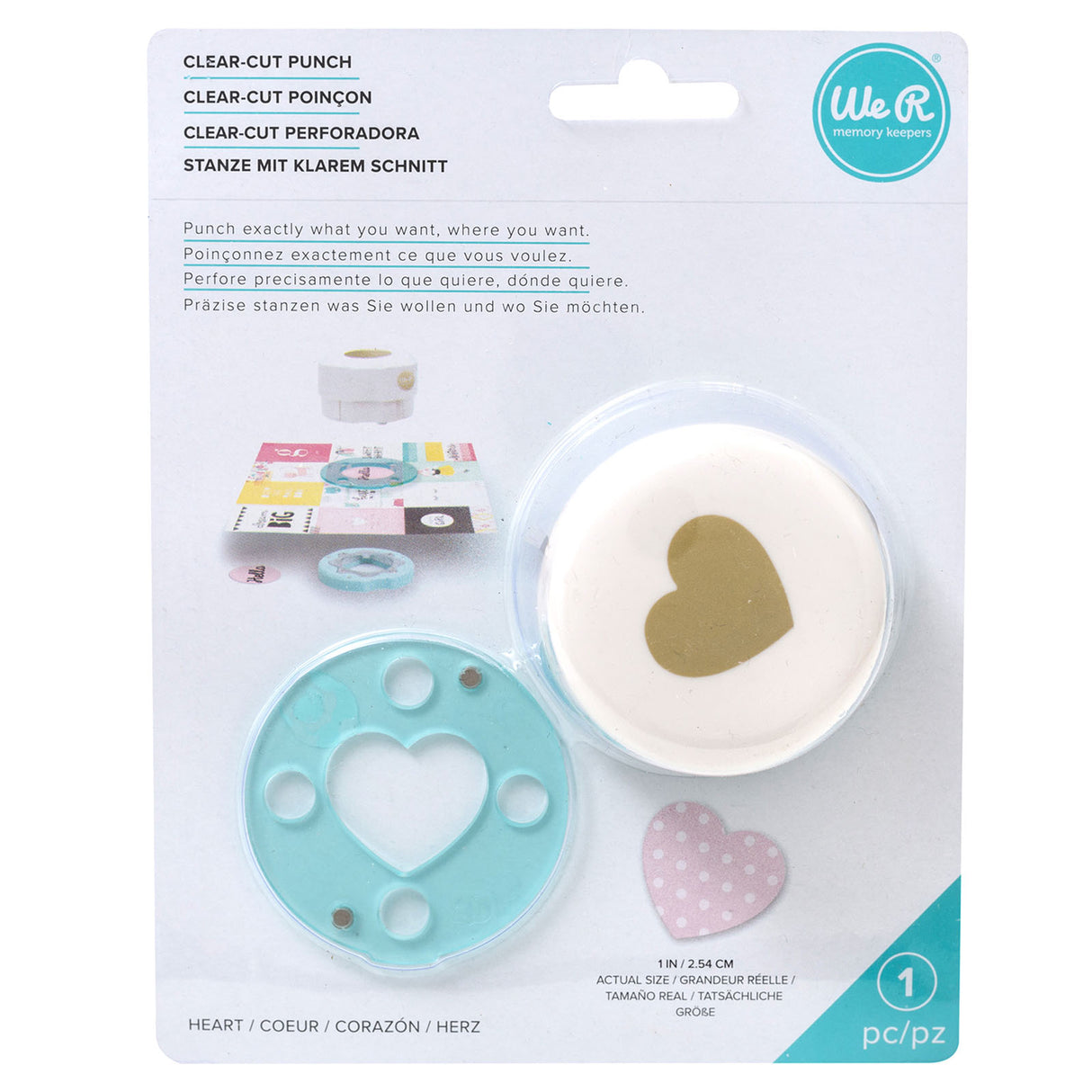We r makers • gennemskåret punch heart