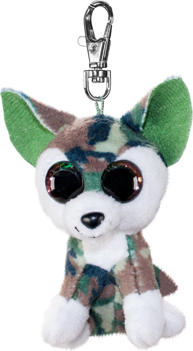 Lumo stjerner lumo wolf woody med klips - mini - 8,5 cm