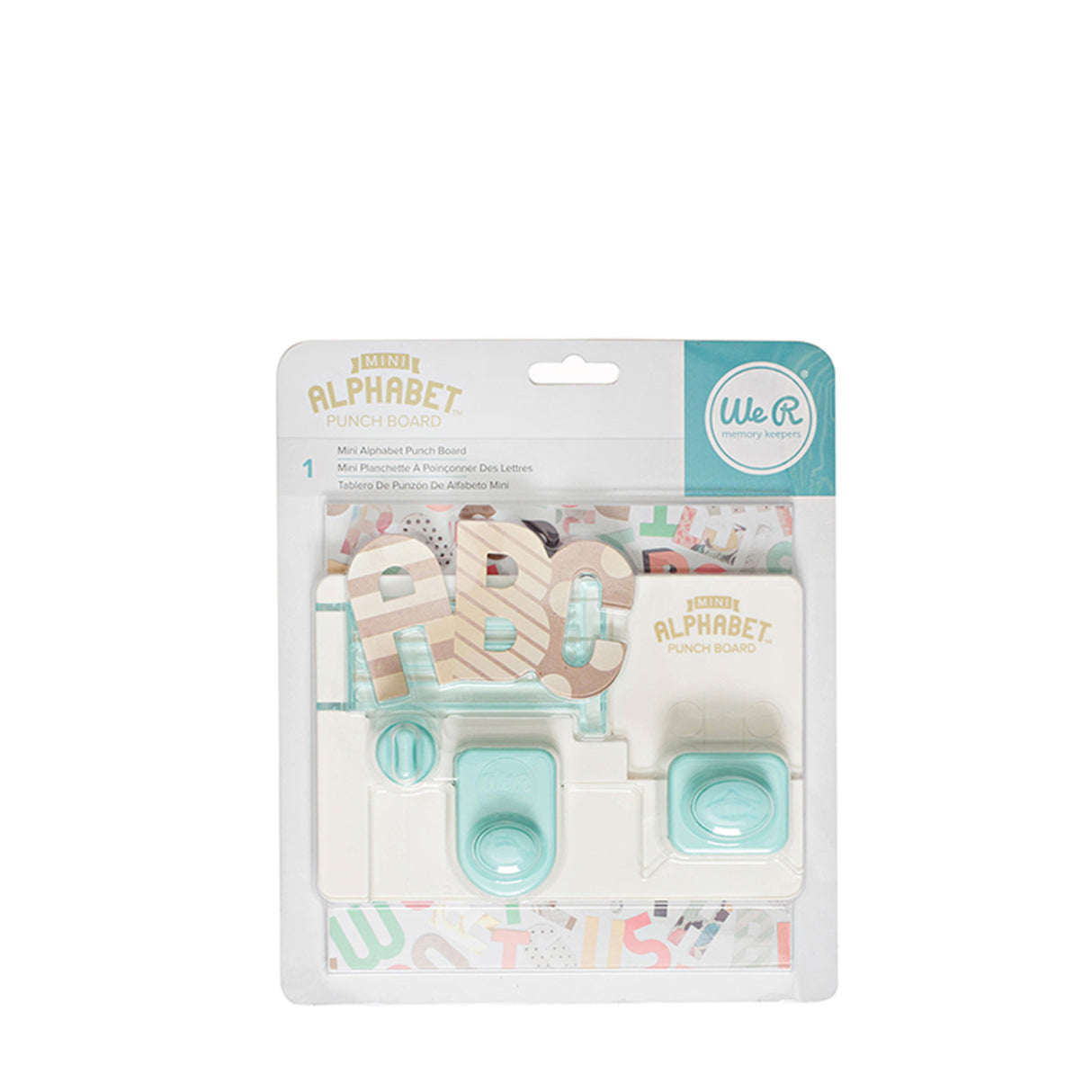 We r makers • punch board mini alfabet