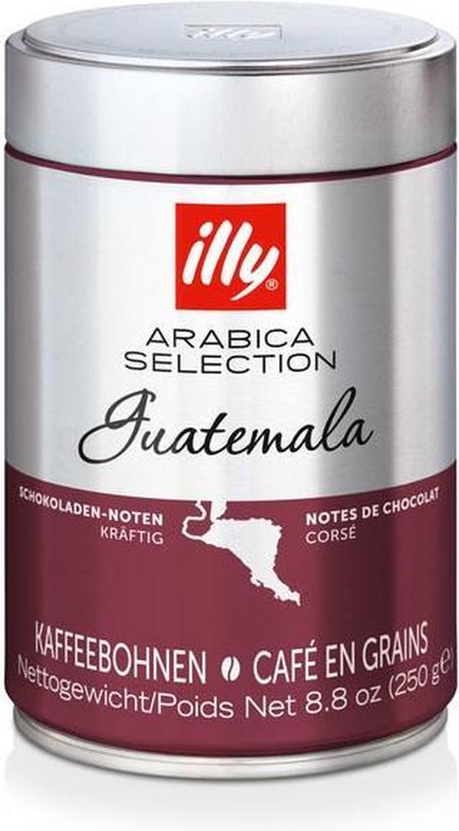 Illy monoarabica guatemala kaffebønner - 6 x 250 gram