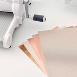 Sizzix • pappakke 20x29cm rosa guld 50 stk