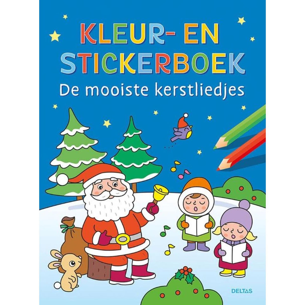 Deltas male- og klistermærkebog julesange