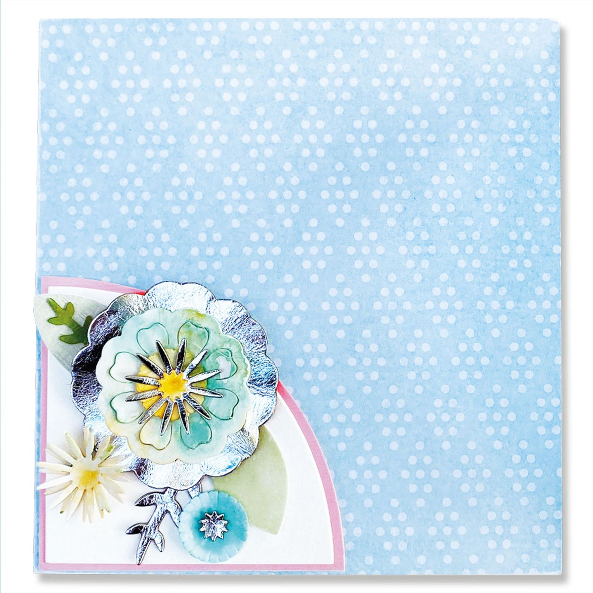 Sizzix • thinlits die folio page lommeblomster